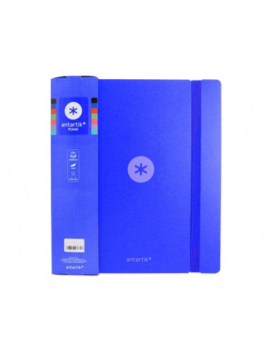 Carpeta 4 anillas de 35 mm mixtas antartik a4 foam color azul