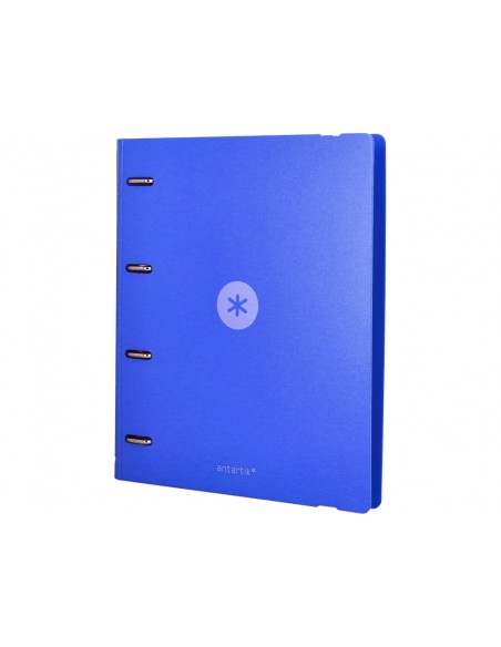 Carpeta 4 anillas de 35 mm mixtas antartik a4 foam color azul Carpeta 4 anillas de 35 mm mixtas antartik a4 foam color azul