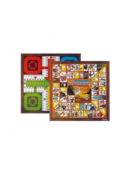 Parchis con oca fournier 4 jugadores 40x40 cm