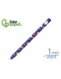 Boligrafo fantasia imaginovo animales tinta azul termosensible borrable punta 1mm tiburon