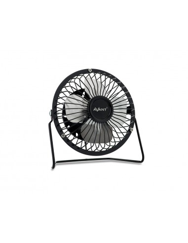 Ventilador sobremesa avant 3w diametro 100 mm alimentacion usb longitud cable 1 m color negro