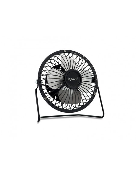 Ventilador sobremesa avant 3w diametro 100 mm alimentacion usb longitud cable 1 m color negro Ventilador sobremesa avant 3w diametro 100 mm alimentacion usb longitud cable 1 m color negro