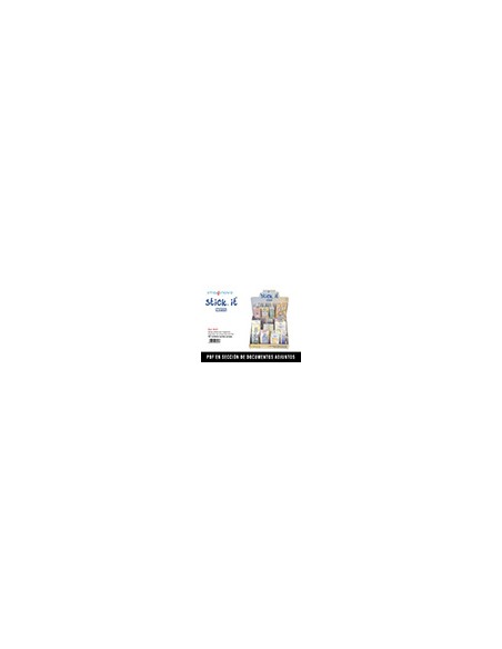 Bloc notas adhesivas imaginovo expositor sobremesa pvc 160 unidades surtidas 310x270x420 mm