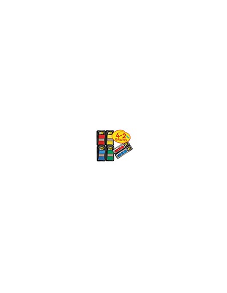 Banderitas separadoras post-it 680 dispensador 50 hojas 4 colores surtidos + 2 dispensadores 684 flecha 2 Banderitas separadoras post-it 680 dispensador 50 hojas 4 colores surtidos + 2 dispensadores 684 flecha 2