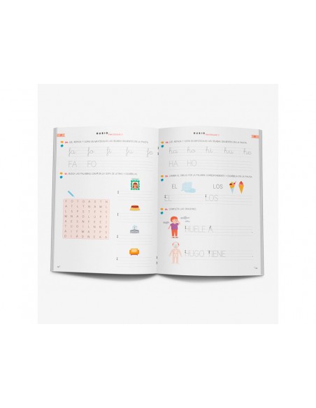 Cuaderno rubio mayusculas 3