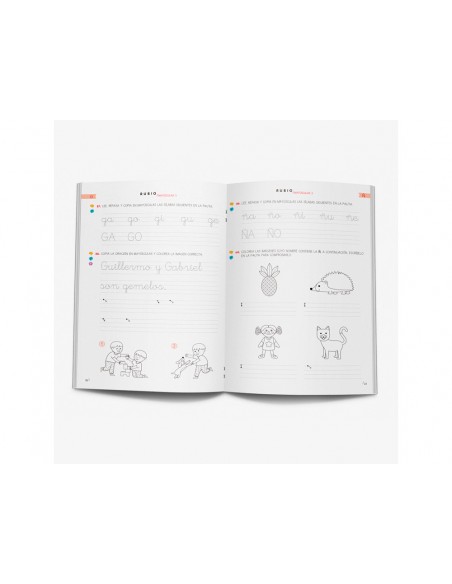 Cuaderno rubio mayusculas 3