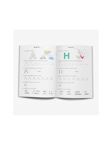 Cuaderno rubio mayusculas 1