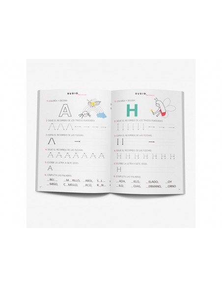 Cuaderno rubio mayusculas 1