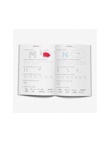 Cuaderno rubio mayusculas 1