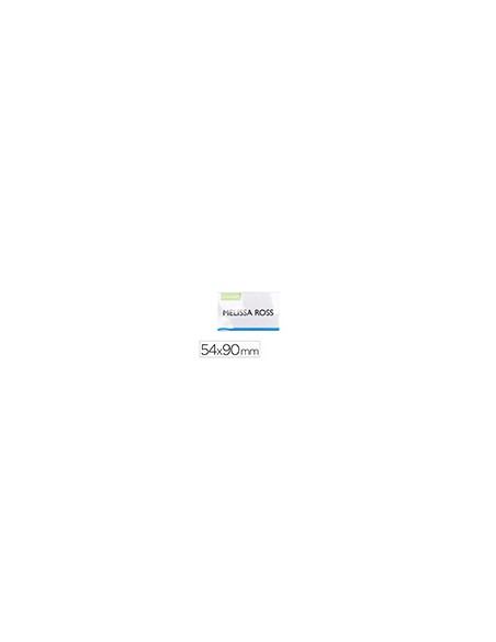 Identificador q-connect kf14138 con clip magnetico apertura superior 54x90 mm