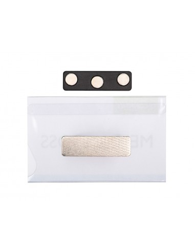 Identificador q-connect kf14138 con clip magnetico apertura superior 54x90 mm