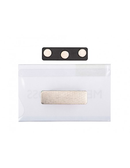 Identificador q-connect kf14138 con clip magnetico apertura superior 54x90 mm