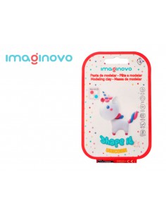 Pasta para modelar imaginovo de secado al aire set de colores surtidos con instrucciones unicornio