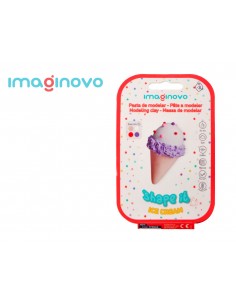 Pasta para modelar imaginovo de secado al aire set de colores surtidos con instrucciones helado