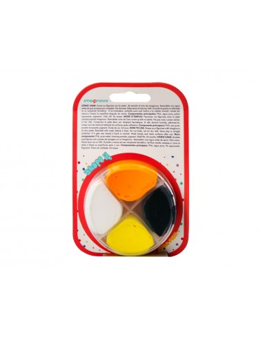 Pasta para modelar imaginovo de secado al aire set de colores surtidos con instrucciones estrella de mar