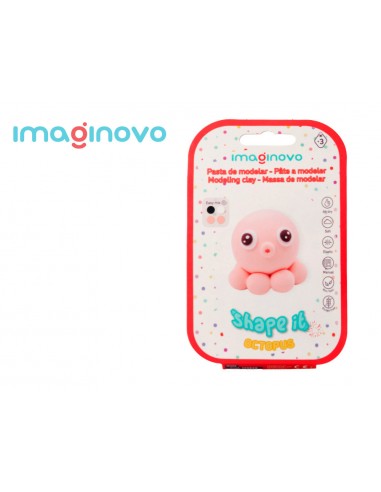 Pasta para modelar imaginovo de secado al aire set de colores surtidos con instrucciones pulpo
