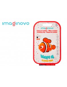 Pasta para modelar imaginovo de secado al aire set de colores surtidos con instrucciones pez payaso