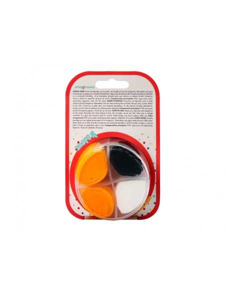 Pasta para modelar imaginovo de secado al aire set de colores surtidos con instrucciones pez payaso