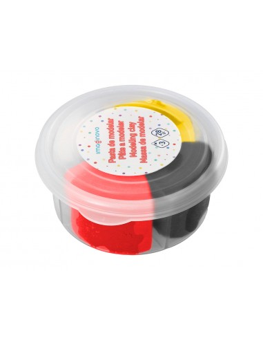 Pasta para modelar imaginovo de secado al aire set de colores surtidos con instrucciones conejito