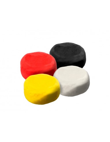 Pasta para modelar imaginovo de secado al aire set de colores surtidos con instrucciones conejito