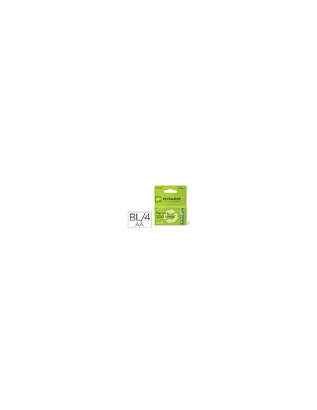 Pila gp recargable aa 1300 mah blister de 4 unidades