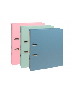 Archivador de palanca exacompta autentik carton reciclado din a4+ lomo 80 mm colores surtidos