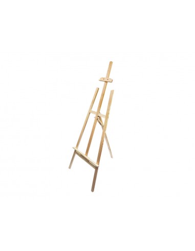 Caballete de pie pintor liderpapel madera de pino barnizado 58,5x175x75 cm certificado fsc