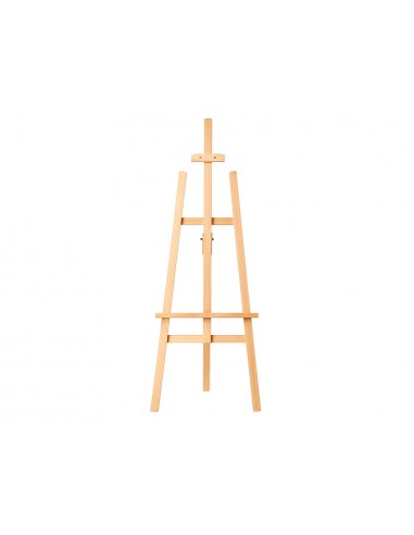 Caballete de pie pintor liderpapel madera de pino barnizado 58,5x175x75 cm certificado fsc