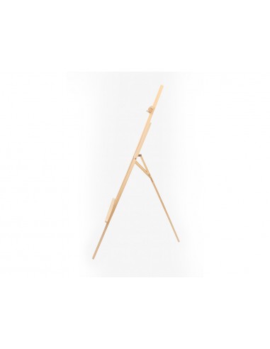 Caballete de pie pintor liderpapel madera de pino barnizado 58,5x175x75 cm certificado fsc