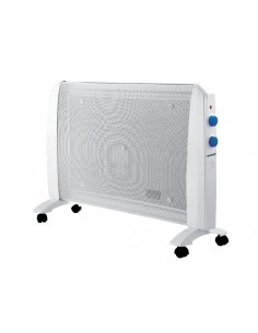 Radiador blaupunkt 2000w dos niveles potencia proteccion sobrecalentamiento con ruedas color blanco