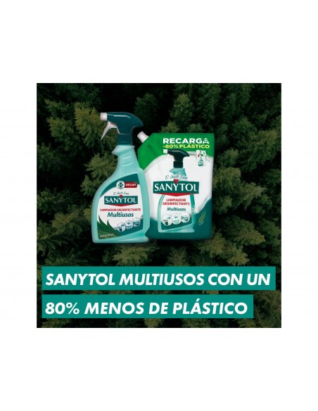 Limpiador desinfectante sanytol multiusos aroma eucalipto bote de 750 ml Limpiador desinfectante sanytol multiusos aroma eucalipto bote de 750 ml