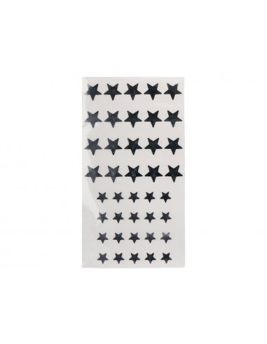 Gomets liderpapel autoadhesivo estrellas plateadas surtidas bolsa de 5 hojas con 200 unidades