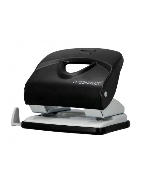 Taladrador q-connect kf14220 negro abertura 2,7 mm capacidad 30 hojas