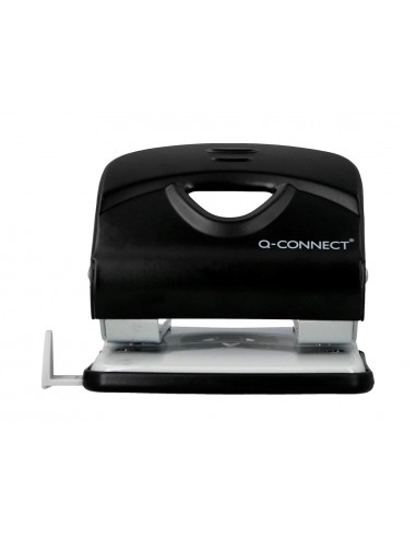 Taladrador q-connect kf14220 negro abertura 2,7 mm capacidad 30 hojas