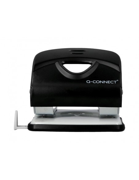 Taladrador q-connect kf14220 negro abertura 2,7 mm capacidad 30 hojas