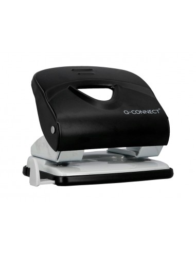Taladrador q-connect kf14220 negro abertura 2,7 mm capacidad 30 hojas