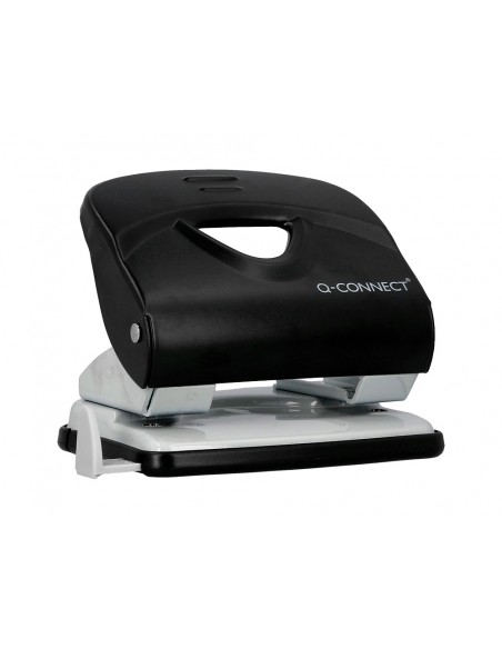 Taladrador q-connect kf14220 negro abertura 2,7 mm capacidad 30 hojas