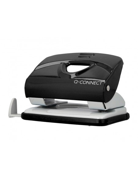 Taladrador q-connect kf14217 negro abertura 2 mm capacidad 20 hojas