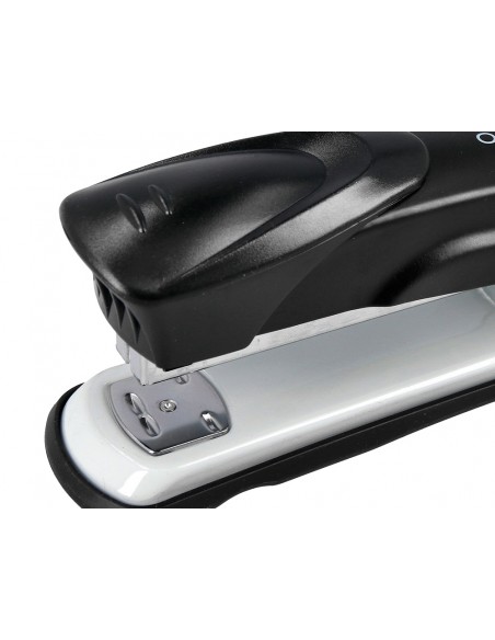 Grapadora q-connect kf14211 metalica negra capacidad 20 hojas Grapadora q-connect kf14211 metalica negra capacidad 20 hojas