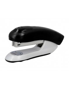 Grapadora q-connect kf14207 plastico abs negra capacidad 20 hojas medidas 177x43x67mm