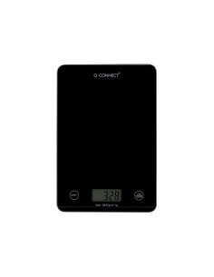 Bascula precision q-connect digital con pantalla lcd precision 1 g capacidad de 5 g a 5 kg 200x135x16 mm