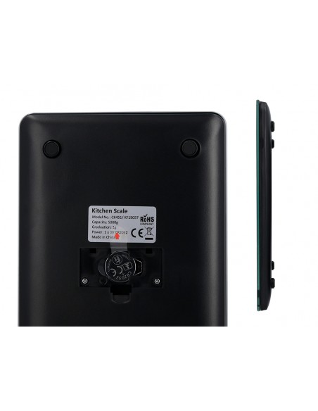 Bascula precision q-connect digital con pantalla lcd precision 1 g capacidad de 5 g a 5 kg 200x135x16 mm Bascula precision q-connect digital con pantalla lcd precision 1 g capacidad de 5 g a 5 kg 200x135x16 mm