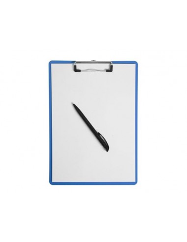 Portanotas maul flexx din a4 polipropileno con pinza color azul