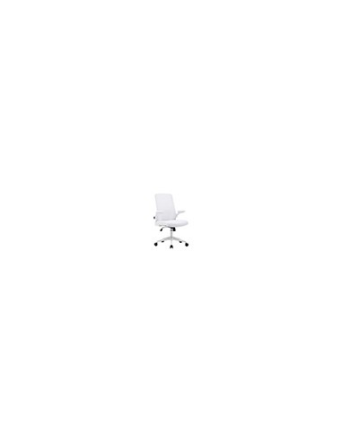 Silla q-connect oficina alba malla base metalica alt max 1110 anc 610 prof 580 ruedas premium color blanco