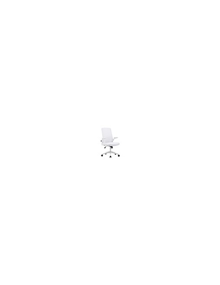 Silla q-connect oficina alba malla base metalica alt max 1110 anc 610 prof 580 ruedas premium color blanco