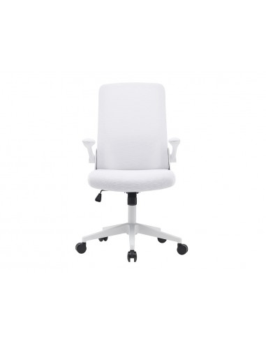 Silla q-connect oficina alba malla base metalica alt max 1110 anc 610 prof 580 ruedas premium color blanco