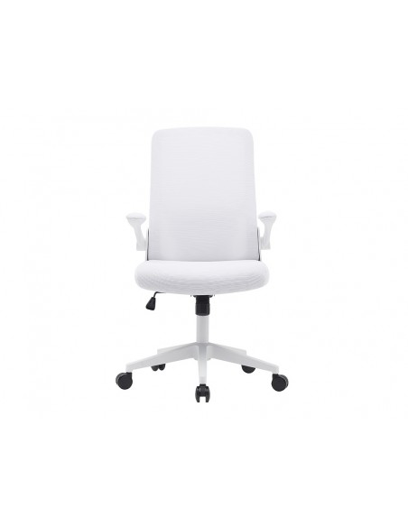 Silla q-connect oficina alba malla base metalica alt max 1110 anc 610 prof 580 ruedas premium color blanco