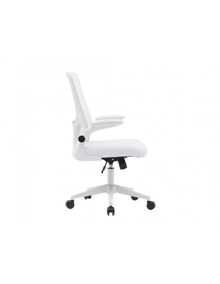 Silla q-connect oficina alba malla base metalica alt max 1110 anc 610 prof 580 ruedas premium color blanco