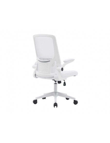 Silla q-connect oficina alba malla base metalica alt max 1110 anc 610 prof 580 ruedas premium color blanco