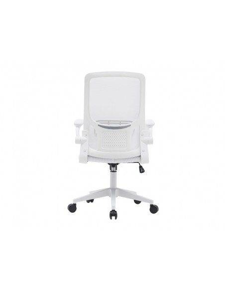 Silla q-connect oficina alba malla base metalica alt max 1110 anc 610 prof 580 ruedas premium color blanco